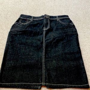 ladies denim skirt
